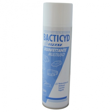 DISINFETTANTE SPRAY  per superfici e tessuti bacticyd