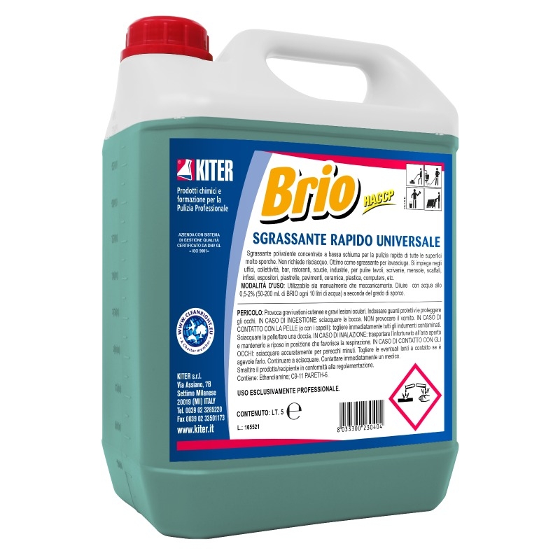 Kiter Brio Sgrassante 5 L