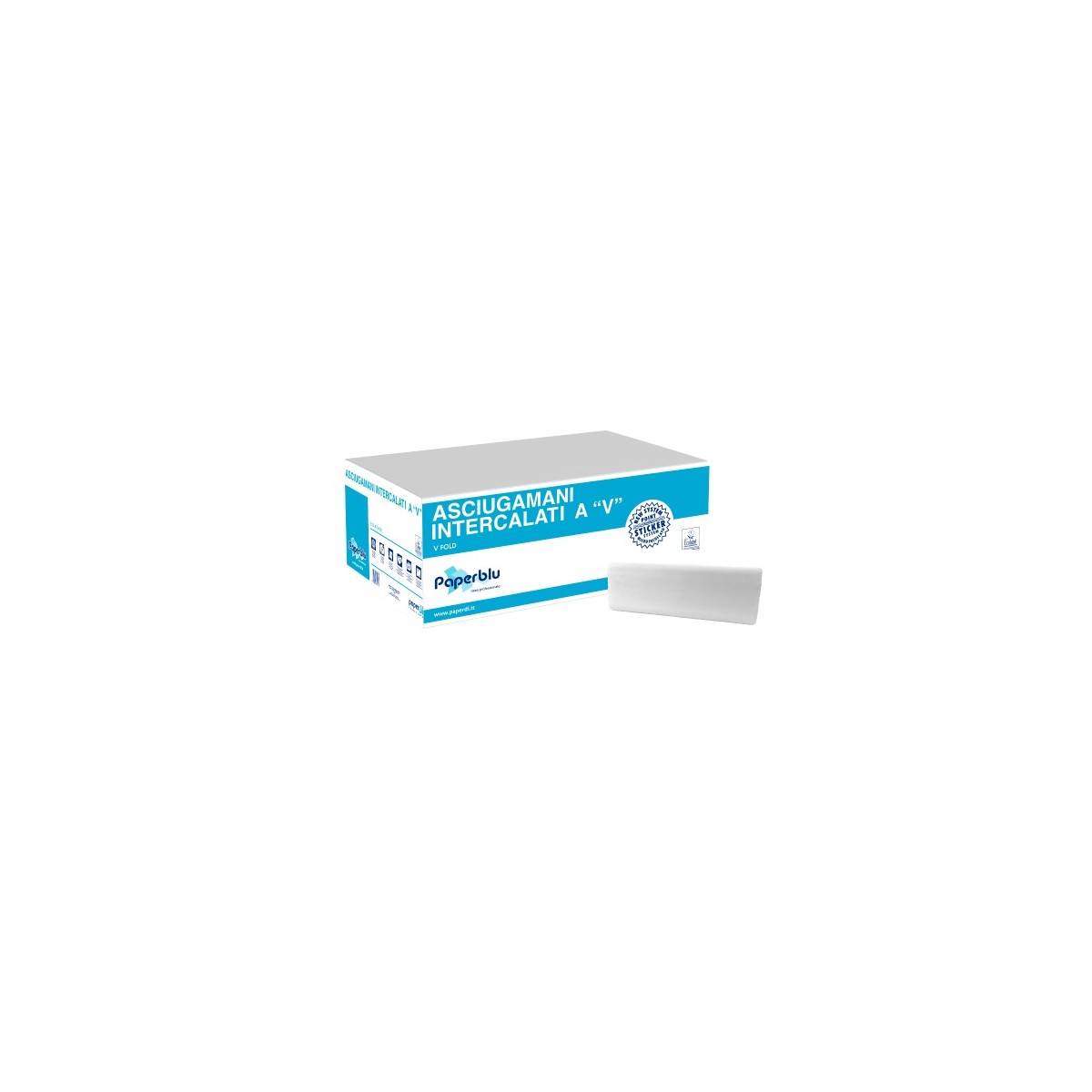 Paperdì Asciugamano Piegato a V 15 pz x 210 Fogli