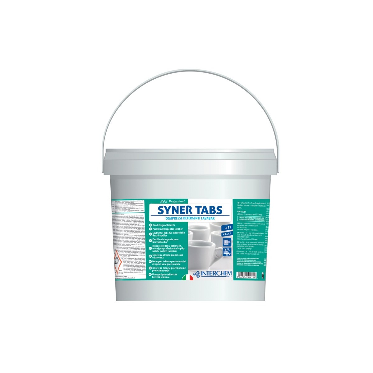 Interchem Syner Tabs 5 In 1 Per Lavastoviglie 3 Kg