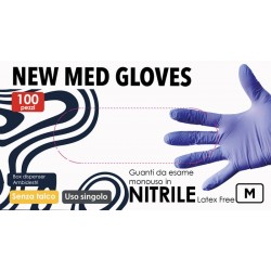 100 Guanti lavoro monouso nitrile TG XL senza lattice polvere talco  anallergici