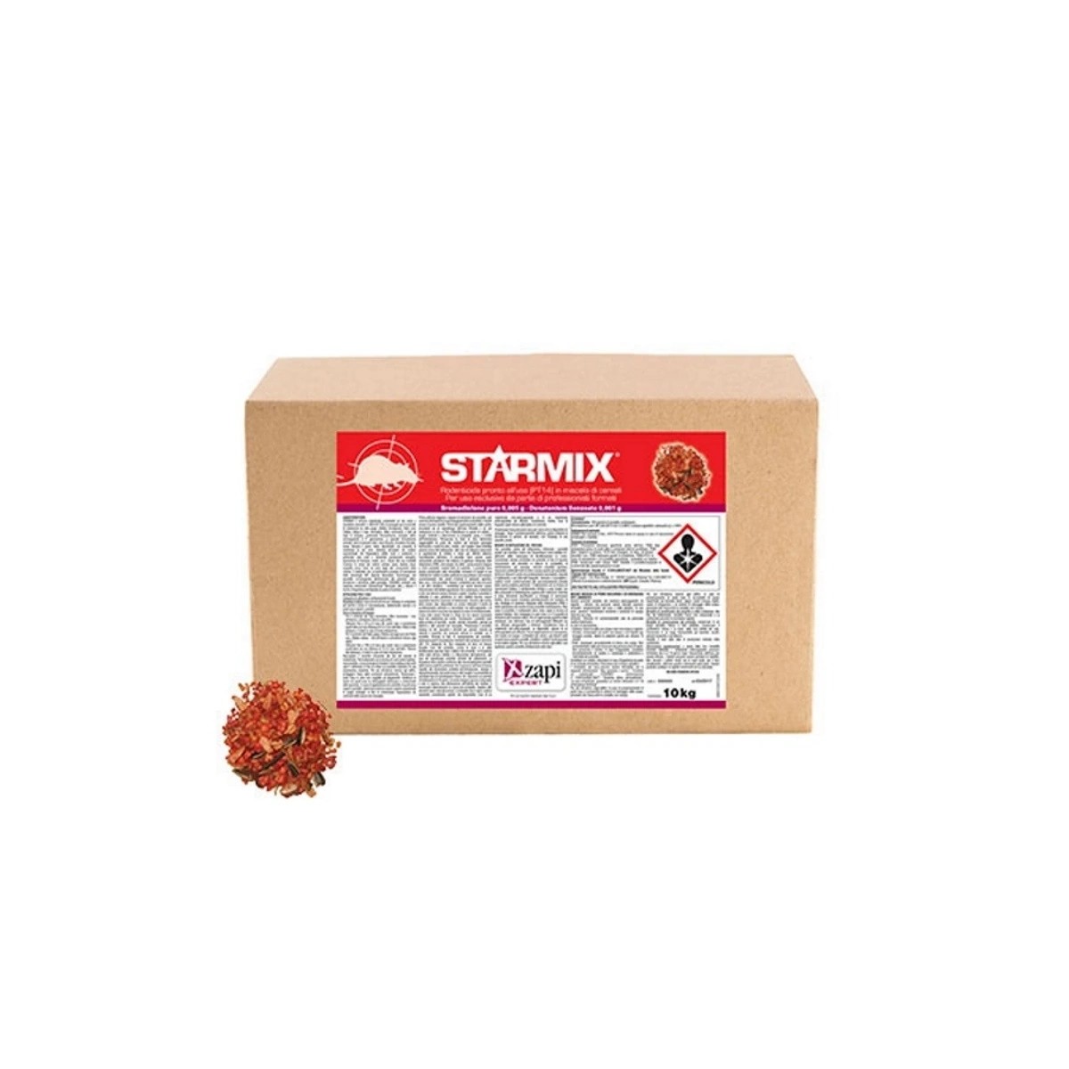 Zapi Expert Starmix Cereali Esca roditori Kg 10