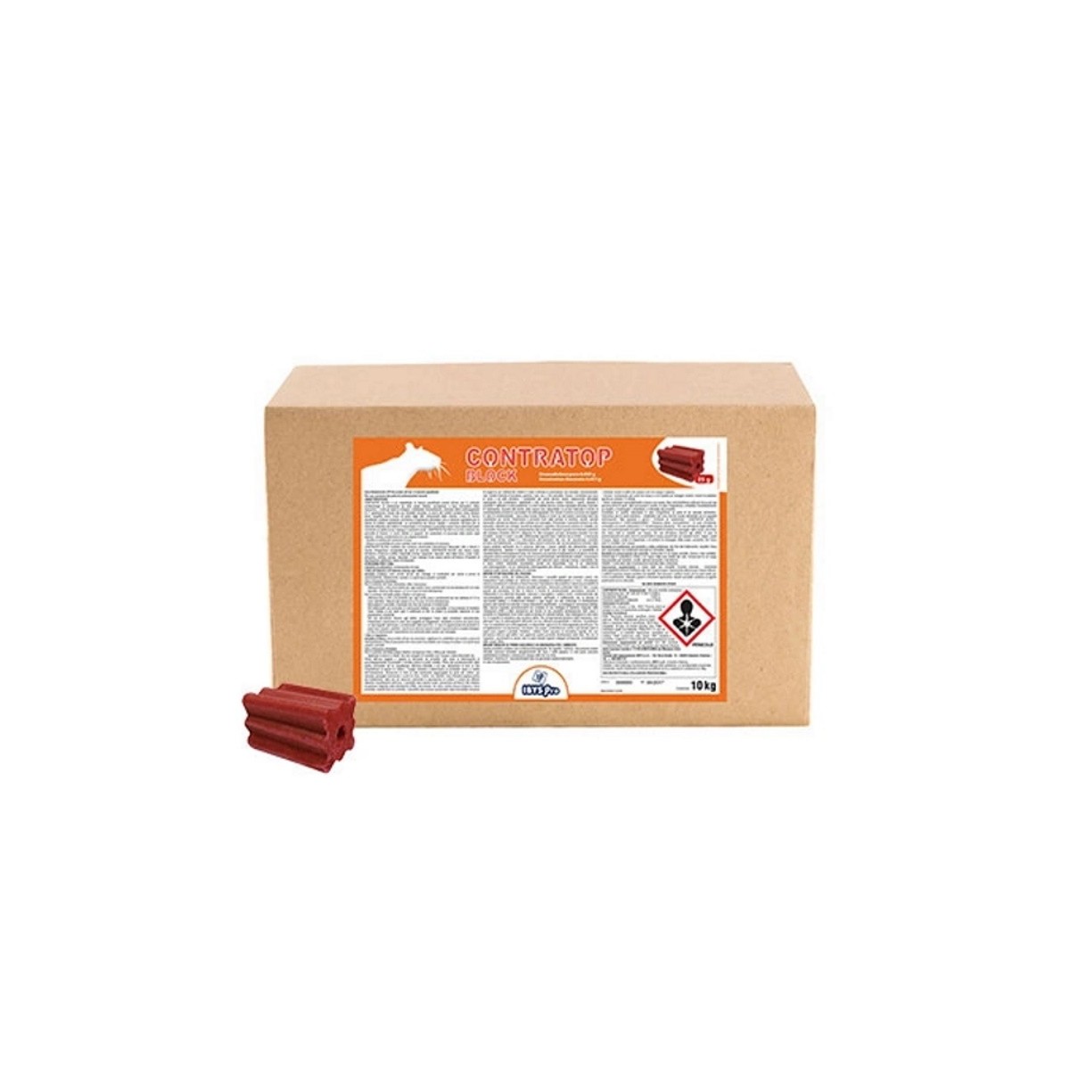 Pestnet Contratop Esca roditori Blocco gr 25 bromadiolone 50ppm Kg 10
