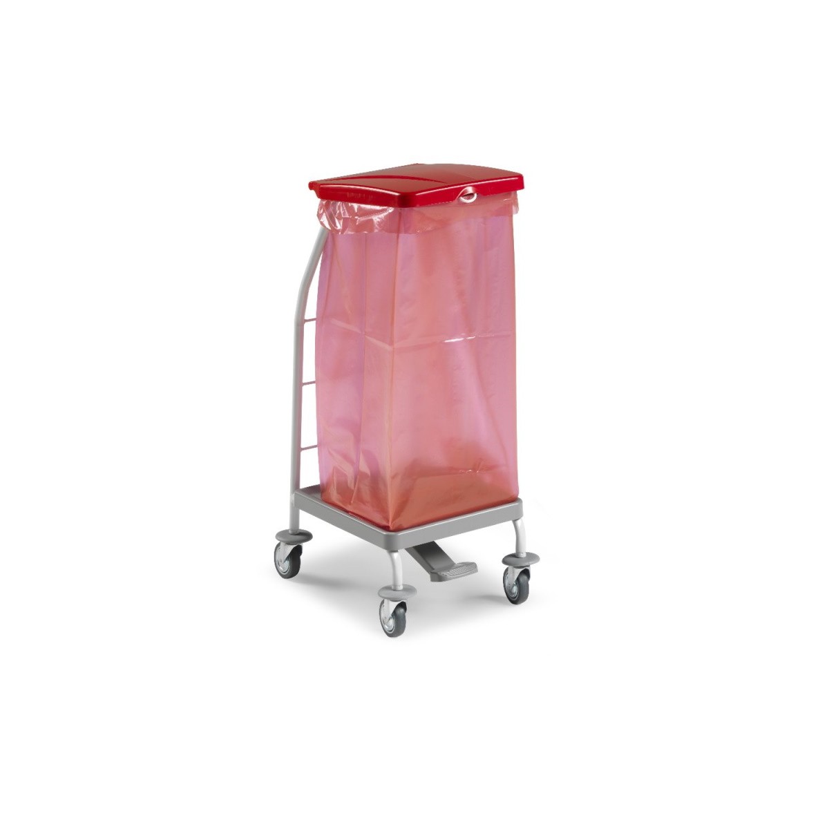 TTS Carrello Dust 4161 con pedale 70 L