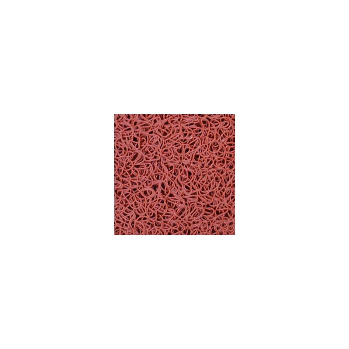 HS Tappeto Saturno Ricciolo Vinilico Rosso Pezza