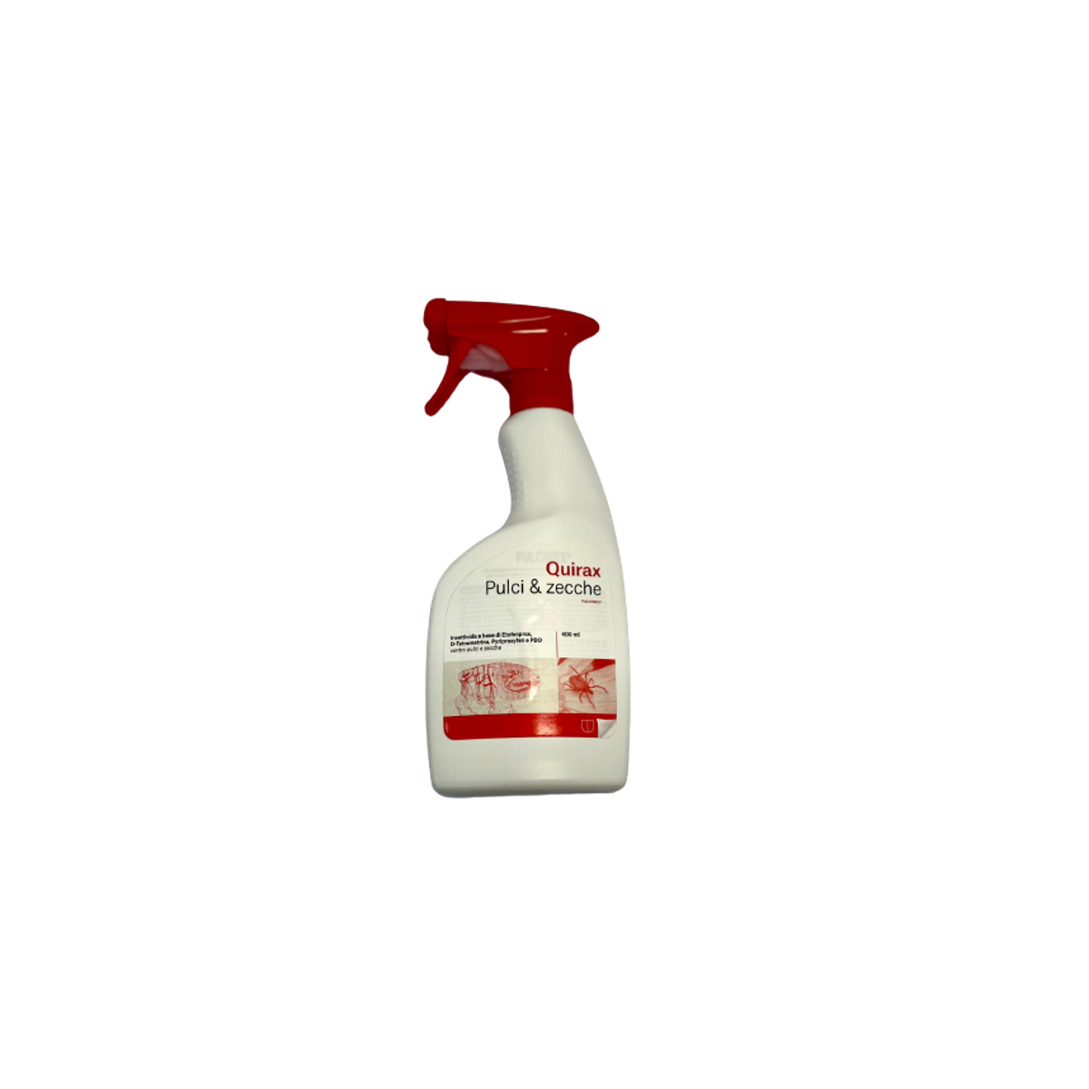 India Quirax Pulci e Zecche Insetticida 400 ml