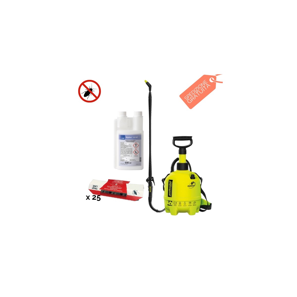 Kit Mai Più Blatte LIQUIDO