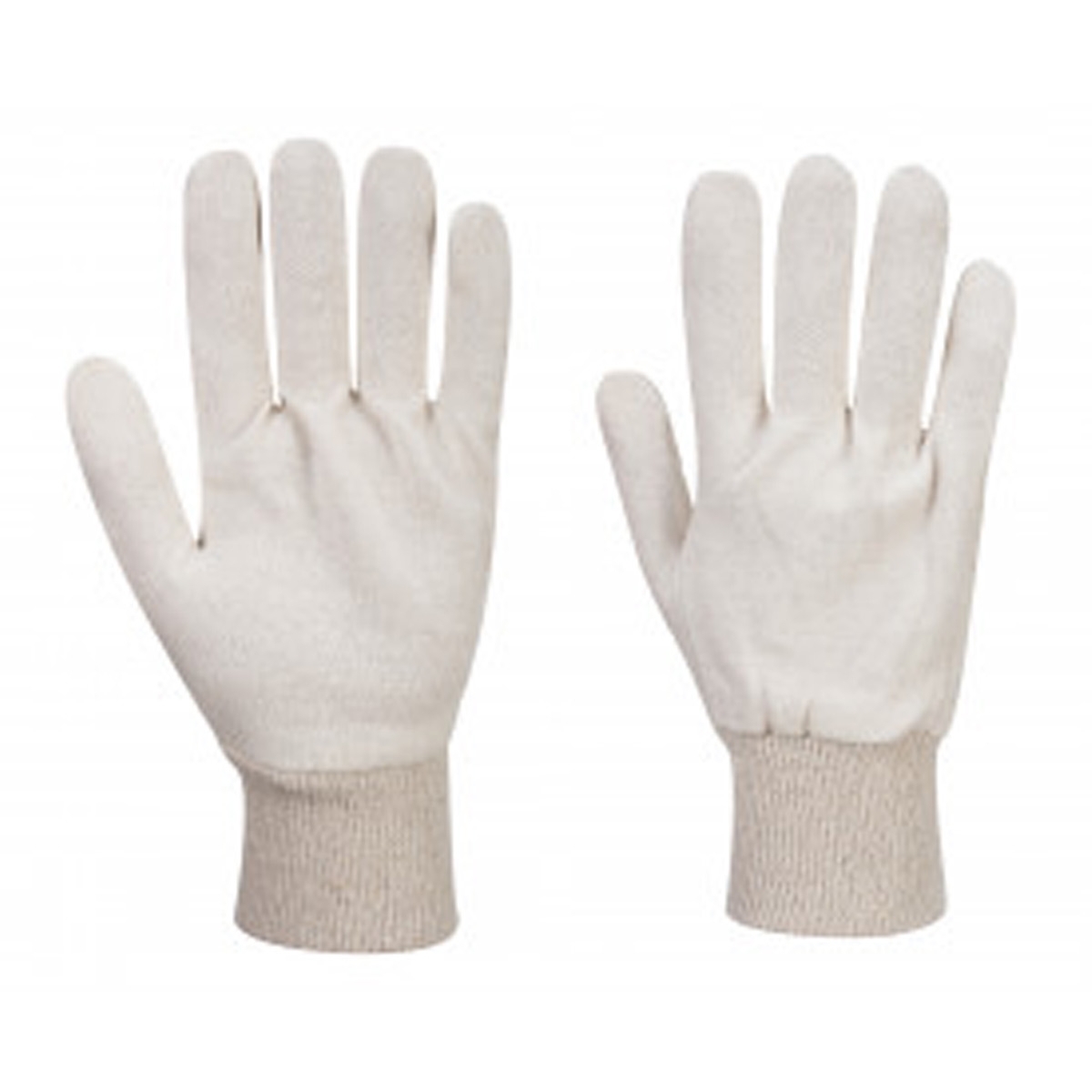 Deltaplus Interlock Guanti in Cotone Bianco Tg 9