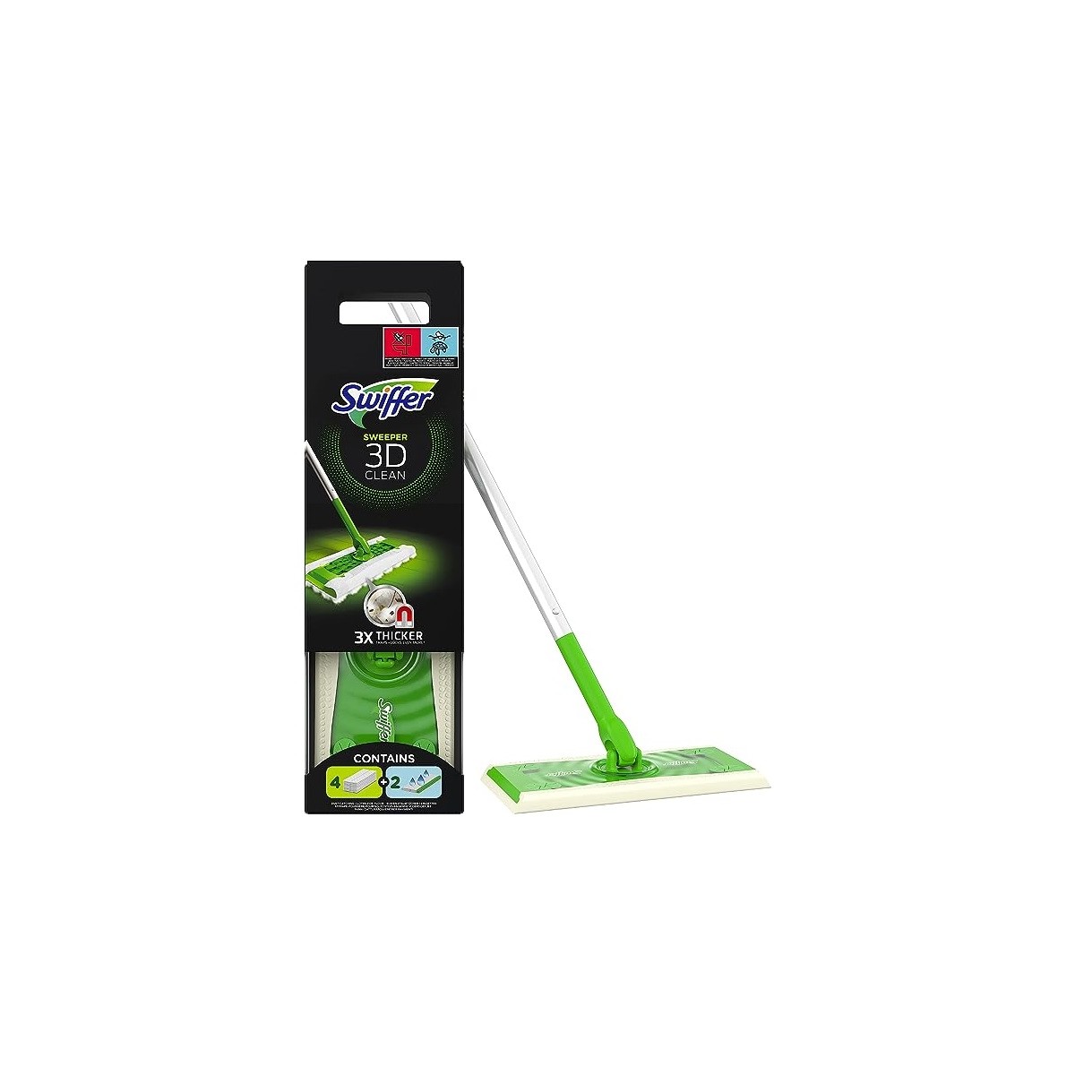 Swiffer 3D Floor starter kit 4D+2W