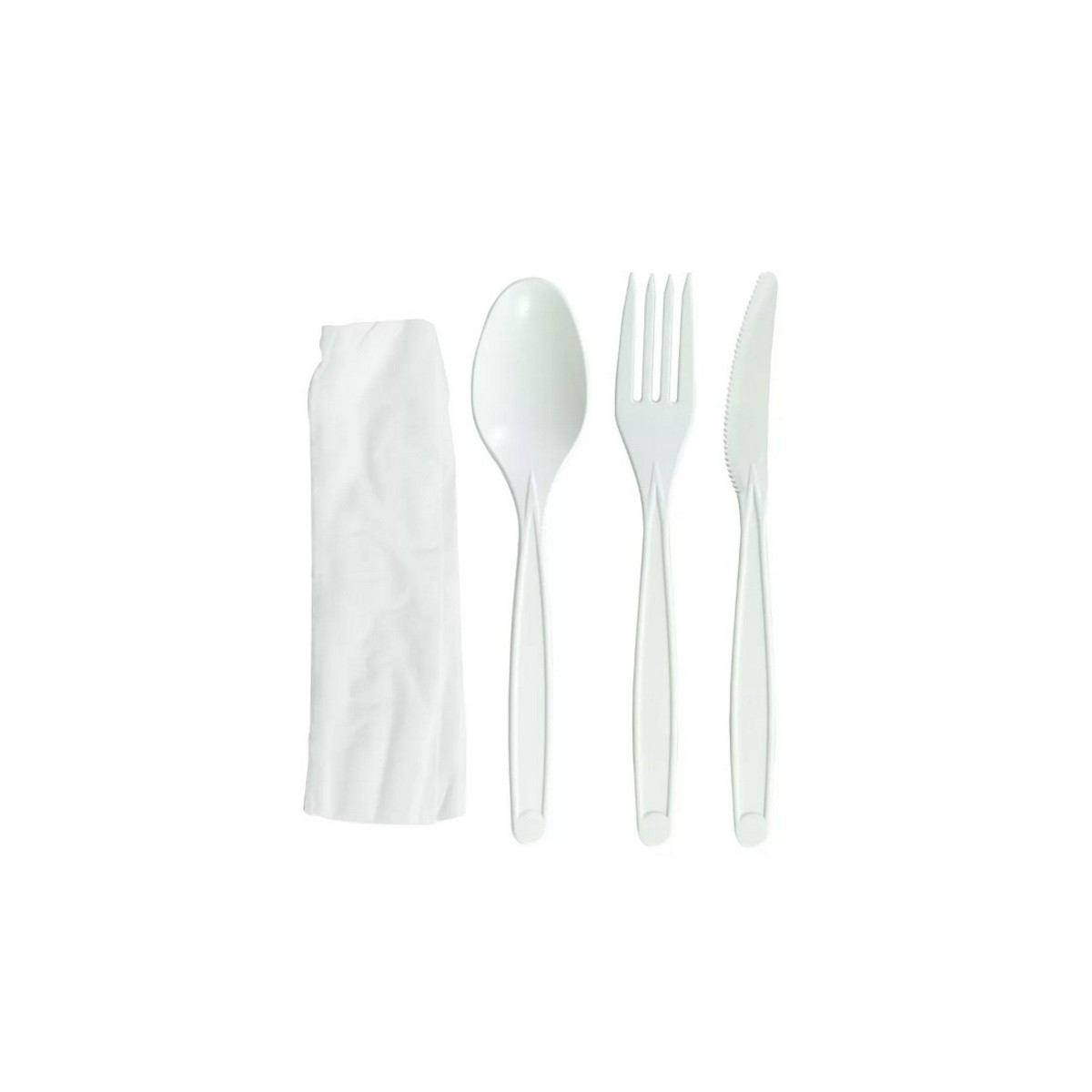 Kit Posate Tris Bio con Tovagliolo