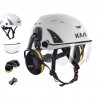 Kask Elmetto Plasma con Visiera e Cuffie