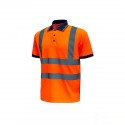U-Power Fog Polo da Lavoro Alta Visibilità Arancio/Nero