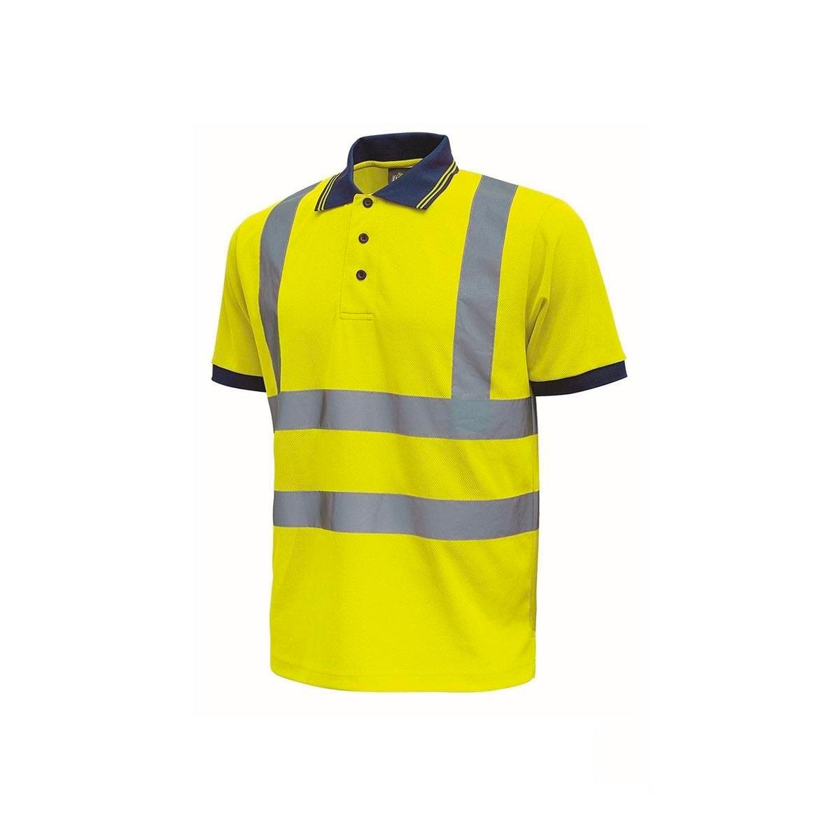 U-Power Fog Polo da Lavoro Altavisibilità Giallo/Nero