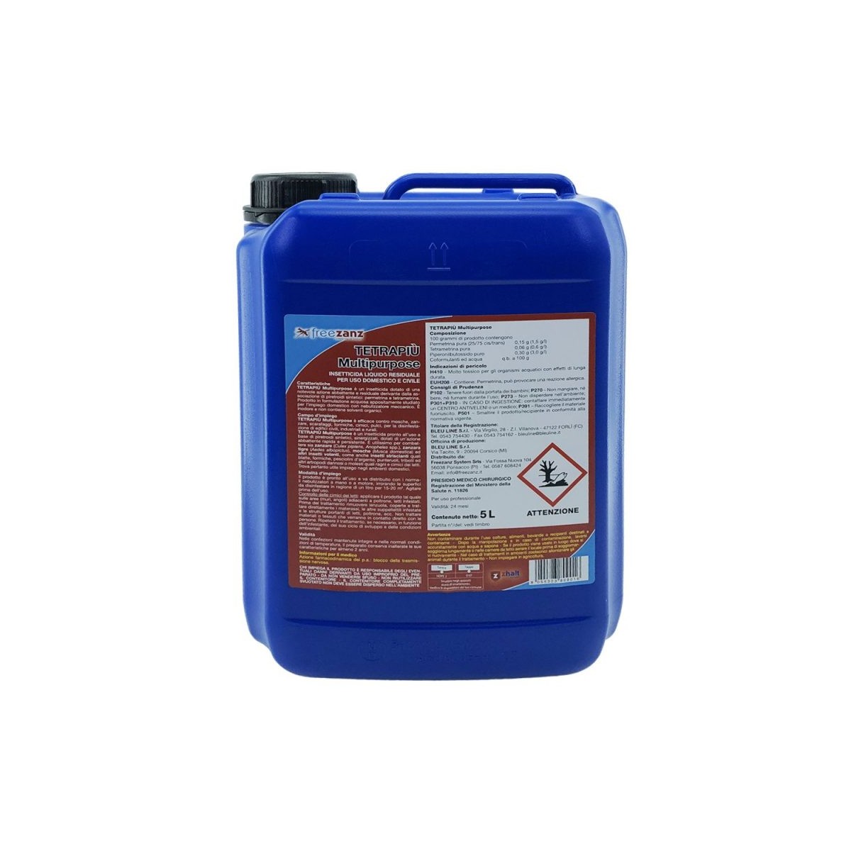 Freezanz Tetrapiu' Multipurpose Insetticida 5 L