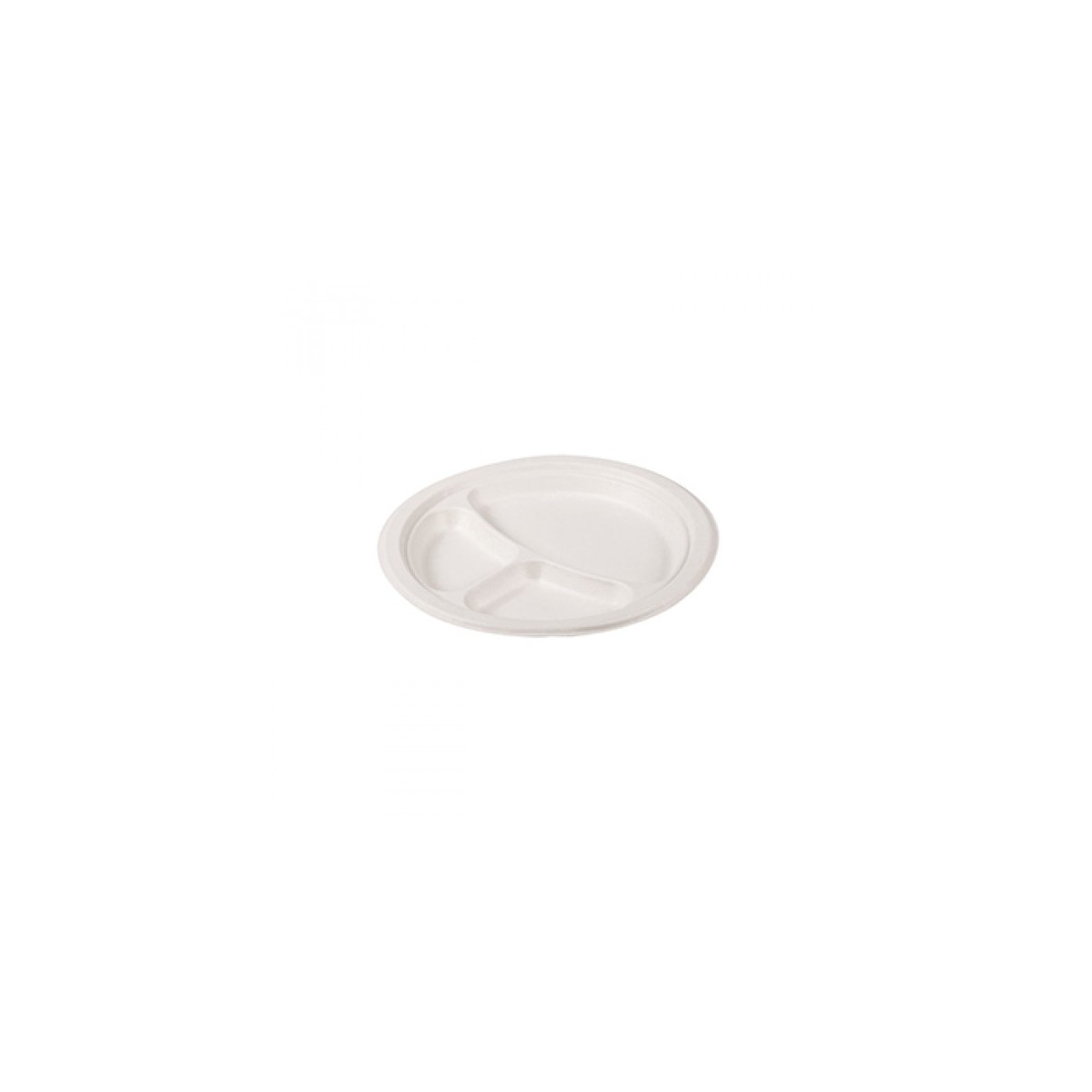 Piatto 3 Scomparti Heavy Bio 100 pz