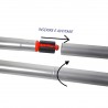 HS Manico componibile 4 pz cm 150 vite foro