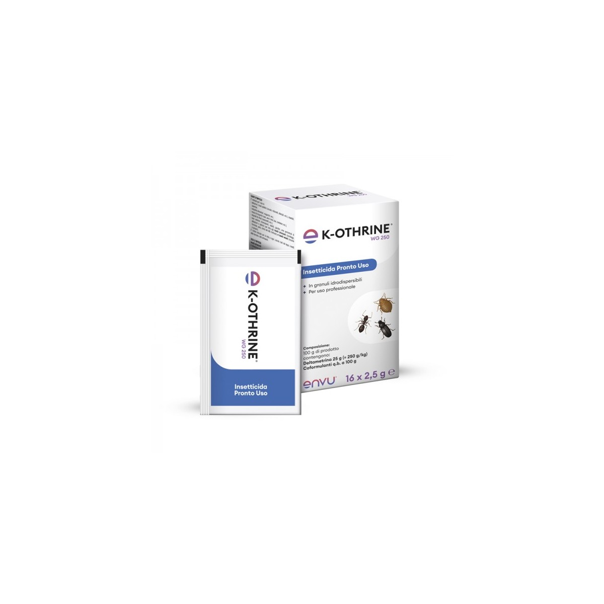 Bayer Envu K-Othrine WG 250 Insetticida 16 x 2,5 g
