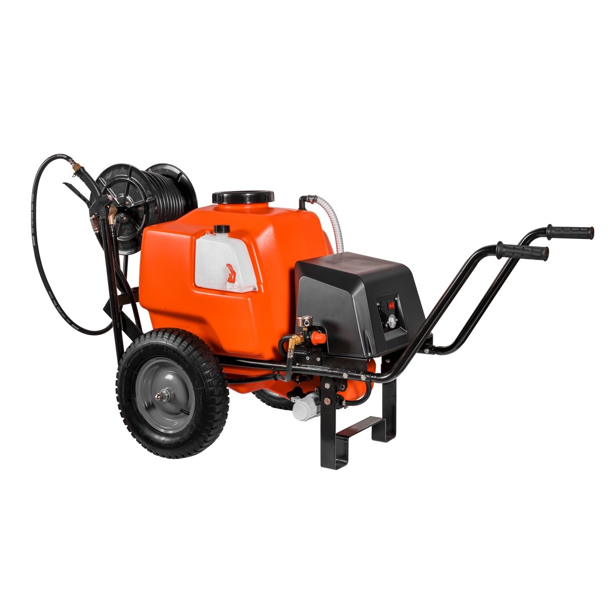 Stocker Pompa a Carriola a Batteria 100 L
