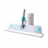 Kit Pulizia Manico Alluminio 150 cm + Attrezzo Velcro 60 cm + Bobina Panno Antistatico