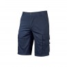 U-Power Summer Bermuda da Lavoro in Cotone Tg. 3XL Blu