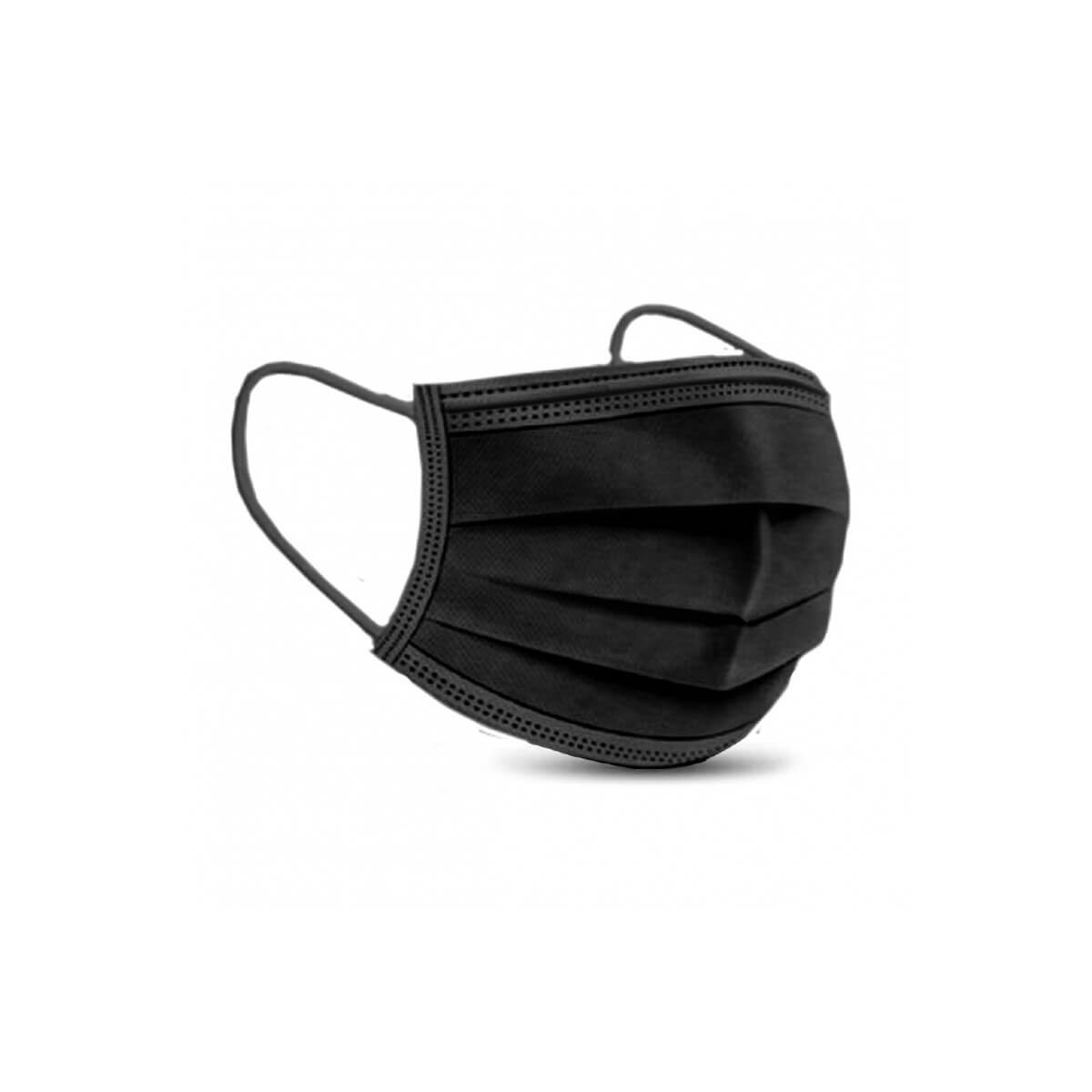 Present More Mascherina chirurgica adulto 2R nero 1 pz