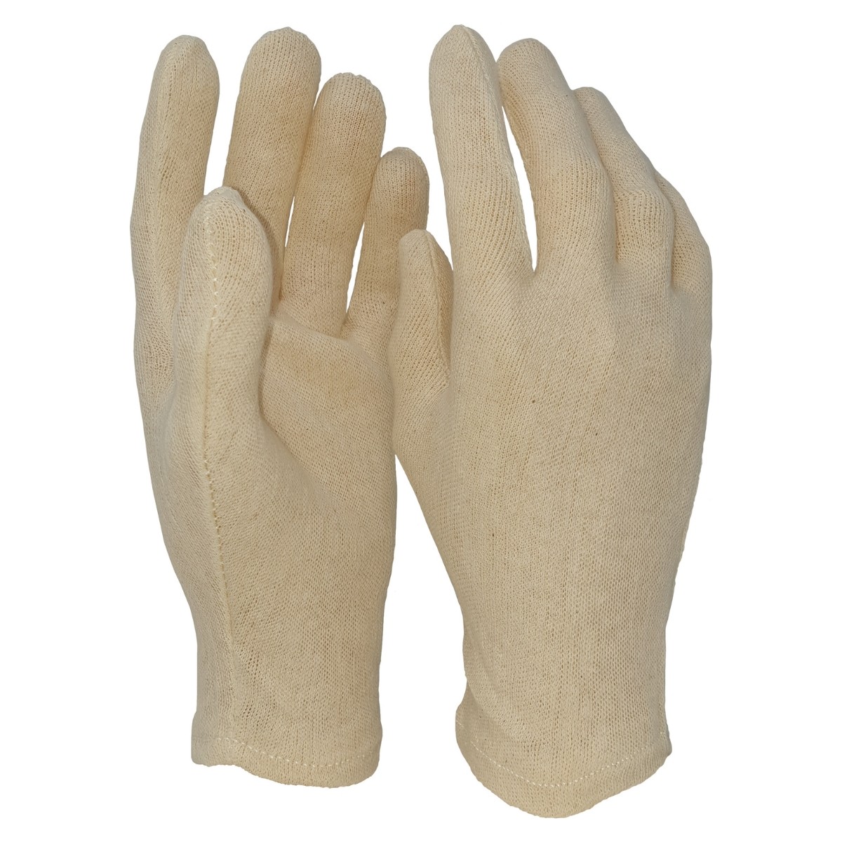 EDIS 33.11 Guanti in Cotone Bianco Donna Tg Unica