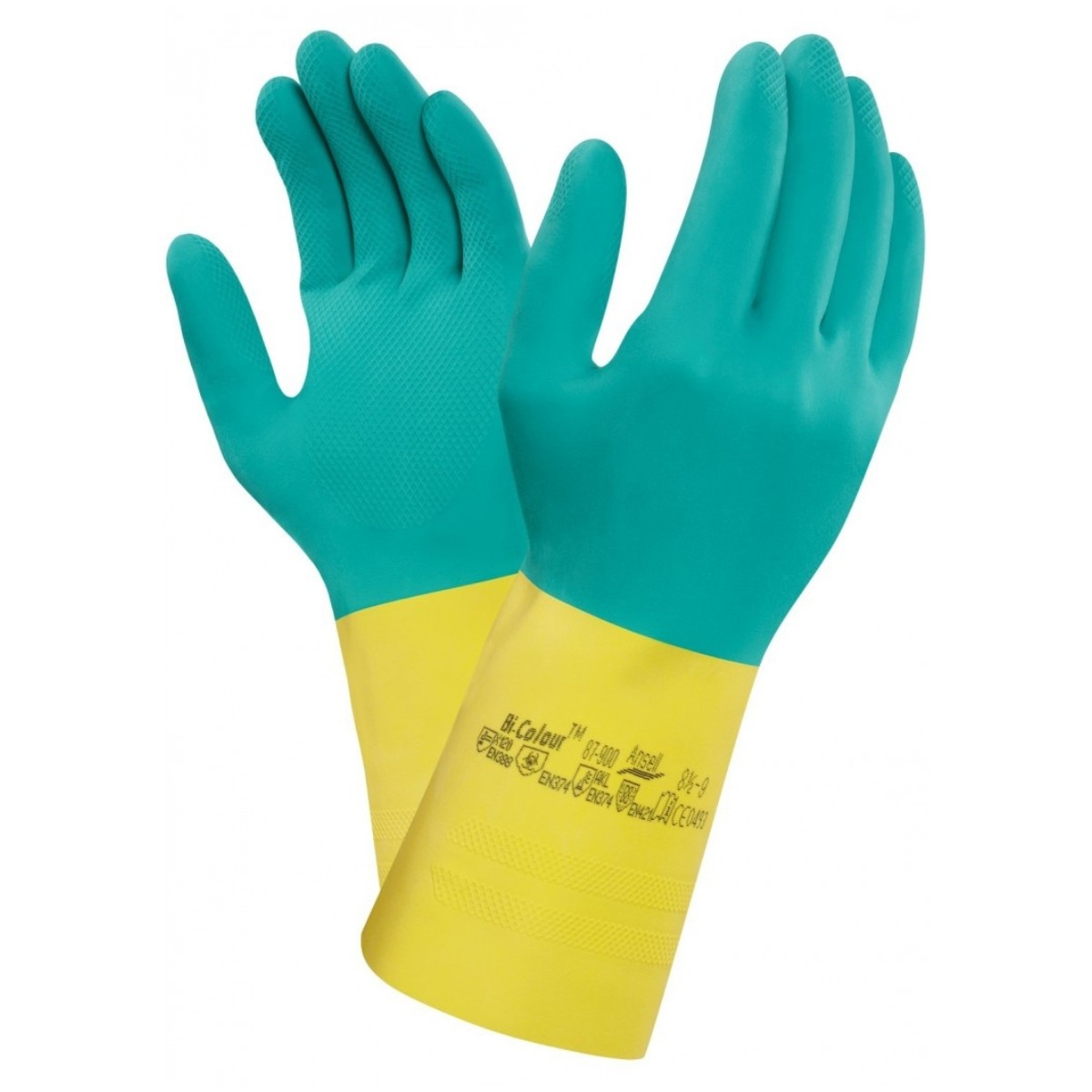 Ansell AlpaTech 87-900 Guanti da lavoro in gomma Tg. 9/10