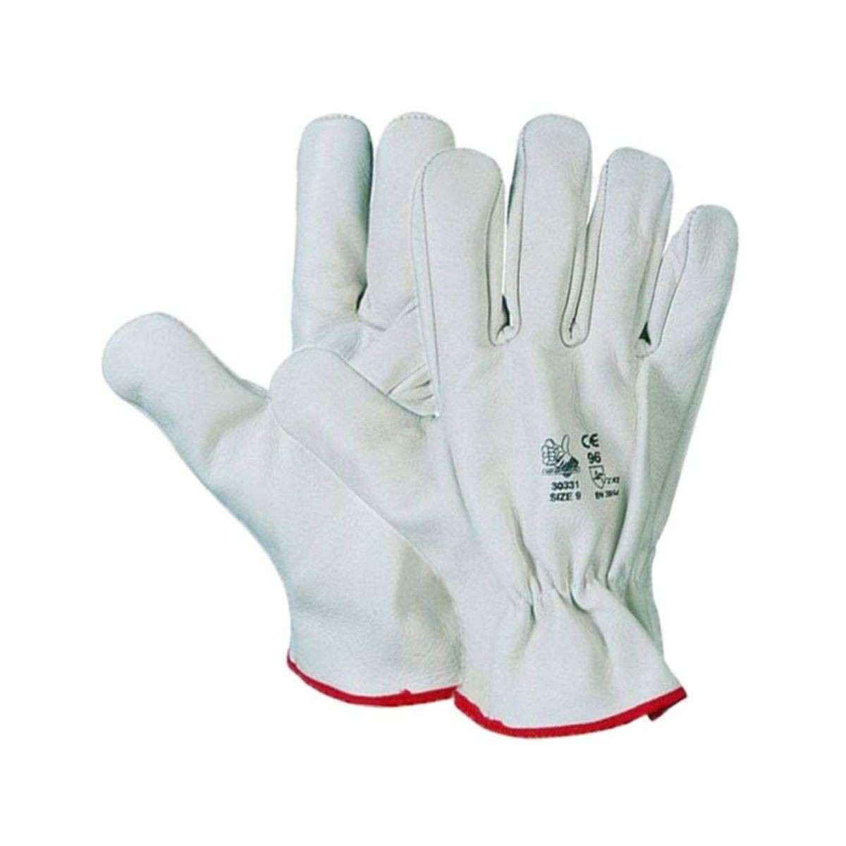 SOCIM 30331M Guanti da lavoro in pelle fiore Tg.9