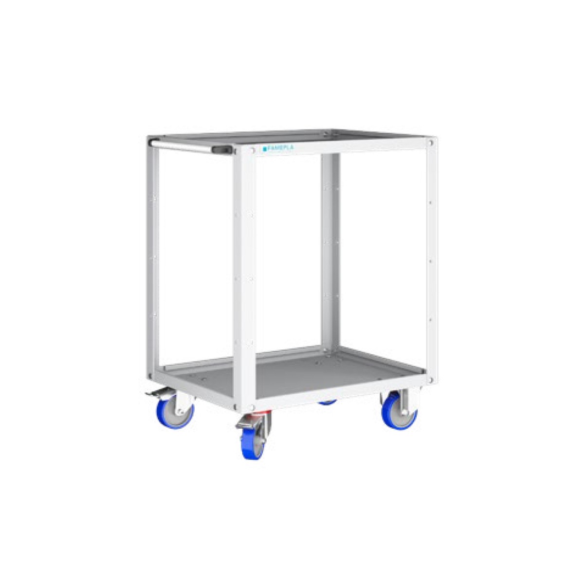 Famepla Carrello 2 Piani con Ruote