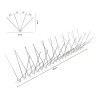 OSD Dissuasore Inox 80 Spilli 100 mm, angolazione 16 cm