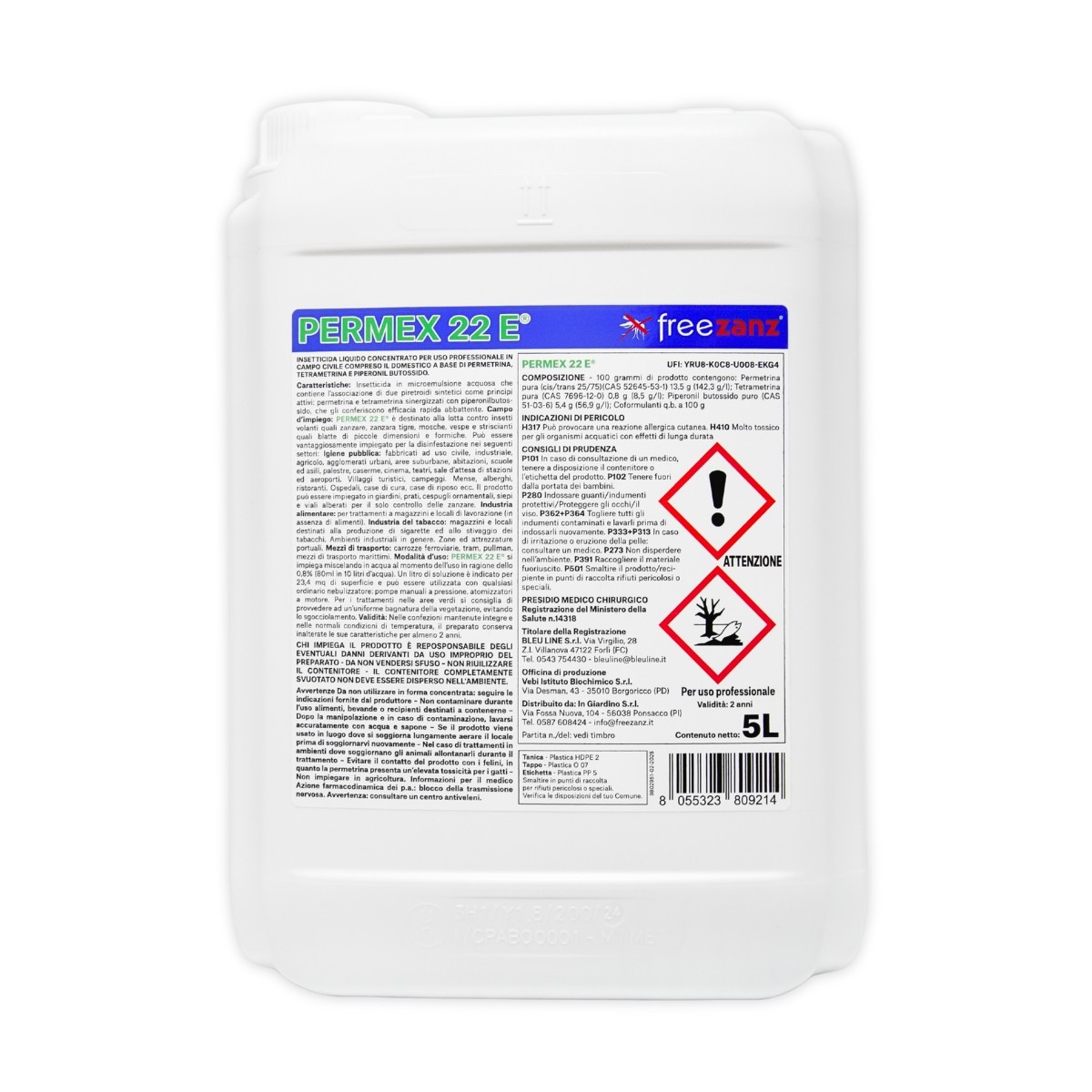 Freezanz PMC Professional Insetticida 5 L