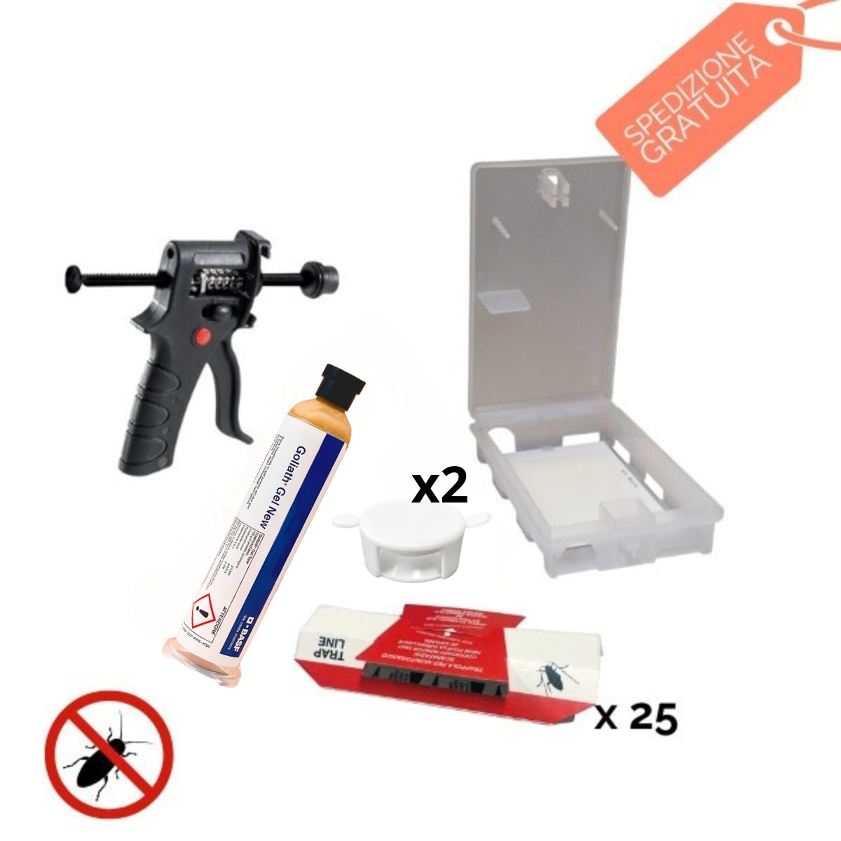 Kit Mai Più Blatte GEL