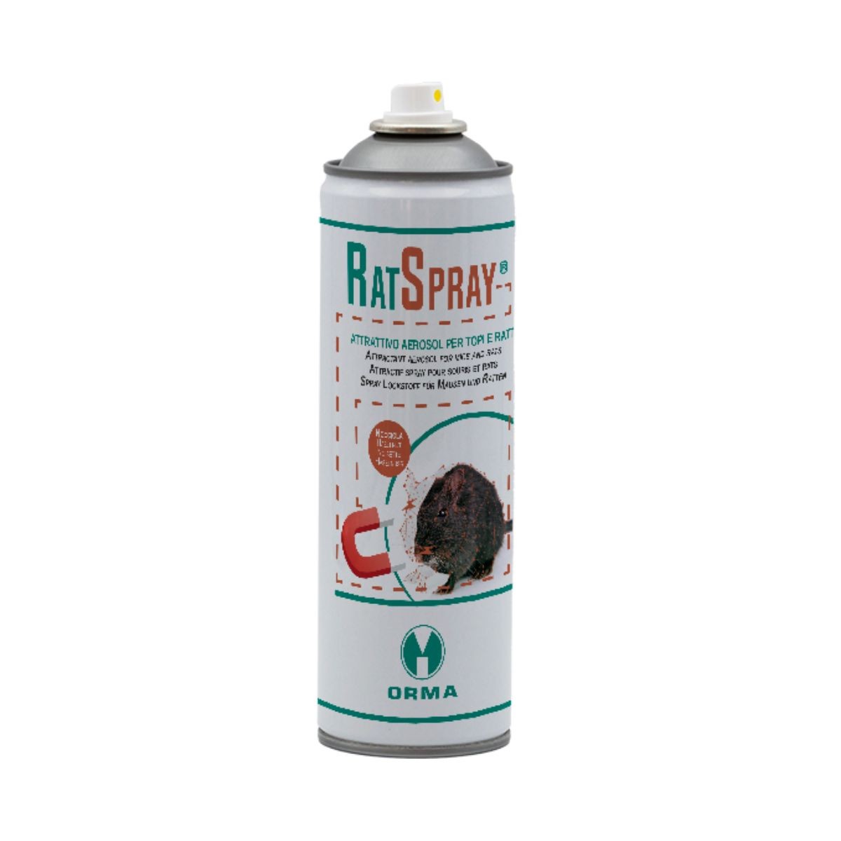 Orma Rat Spray Attrattivo per Ratti e Topi 500 ml